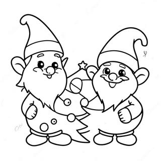 Page A Colorier Gnomes De Noel 1331-1063