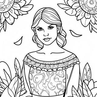 Page A Colorier De Taylor Swift Folklore 13387-11109