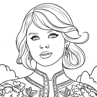 Page A Colorier De Taylor Swift Folklore 13387-11110