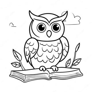 Page A Colorier Maison De Hibou 1341-1072