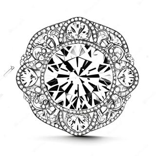 Page A Colorier Bague En Diamant Etincelante 13478-11187