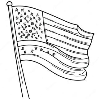 Page A Colorier Drapeau Americain Audacieux 13508-11209