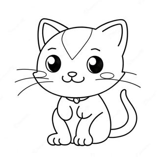 Page A Colorier De Chat Chibi Mignon 13569-11249