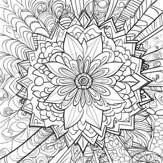 Page A Colorier De Kaleidoscope 13588-11263