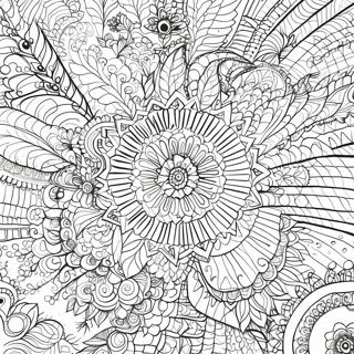 Page A Colorier De Motifs De Kaleidoscope Complexes 13589-11266