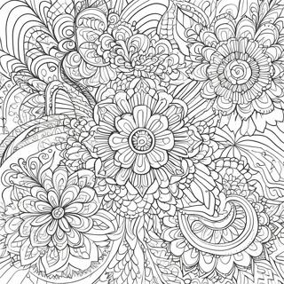 Page A Colorier De Motifs De Kaleidoscope Complexes 13589-11268