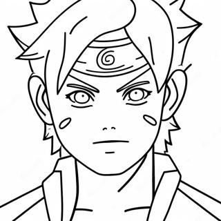 Boruto Pages À Colorier