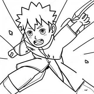 Page A Colorier De Boruto En Action 13599-11273