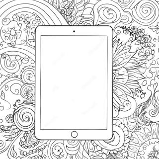 Page A Colorier Ipad Colore Avec Des Applications 13619-11292