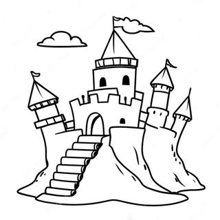 Page A Colorier De Chateau De Sable 13718-11366