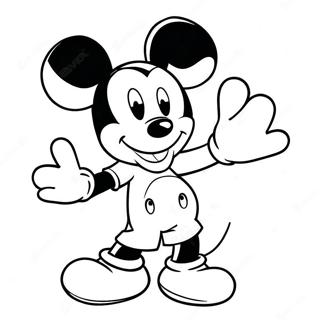 Mickey Mouse Saint-Valentin Pages À Colorier