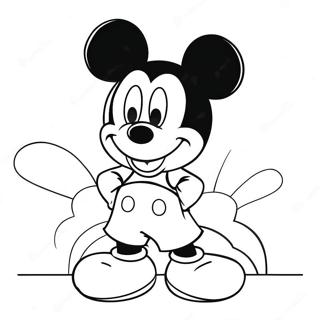 Page A Colorier De Mickey Mouse Pour La Saint Valentin 13738-11383