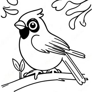 Page A Colorier Oiseau Cardinal 13938-11543