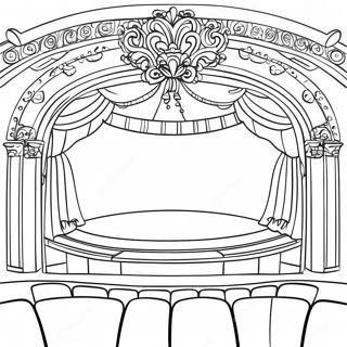 Théâtre Pages À Colorier