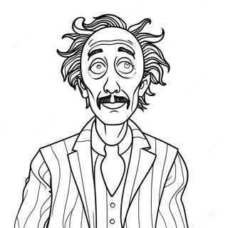 Tim Burton Pages À Colorier