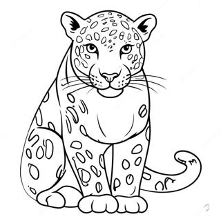 Page A Colorier De Leopard 1401-1119