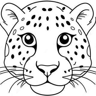 Page A Colorier De Leopard 1401-1120