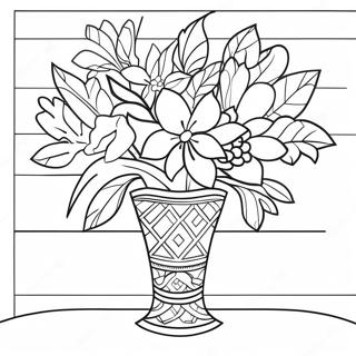 Pages A Colorier Vase 14038-11631