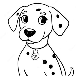 Page A Colorier Chiot Dalmatien 14088-11670