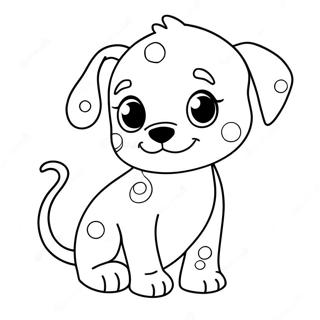 Page A Colorier Chiot Dalmatien 14088-11671