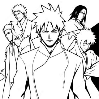 Page A Colorier Personnages Danime Bleach 14118-11696