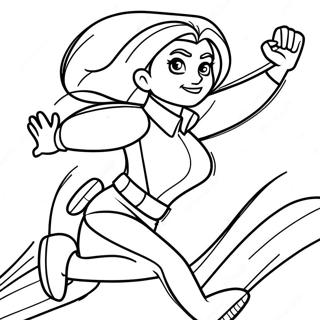 Kim Possible En Action A Colorier 14190-11747