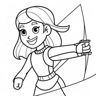 Kim Possible En Action A Colorier 14190-11748