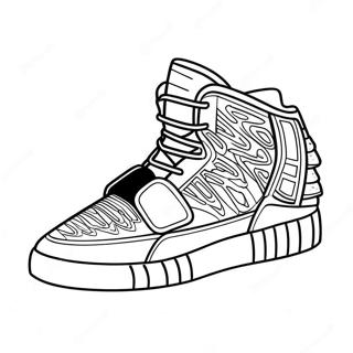 Design De Sneaker Yeezy A Colorier 14200-11754