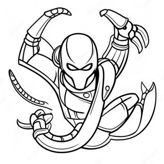 Scorpion Mortal Kombat Pages À Colorier