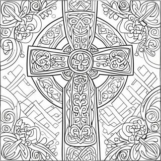 Page A Colorier Croix Celtique Complexe 14280-11817