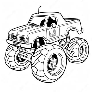 Page A Colorier De Course De Monster Truck 14300-11833