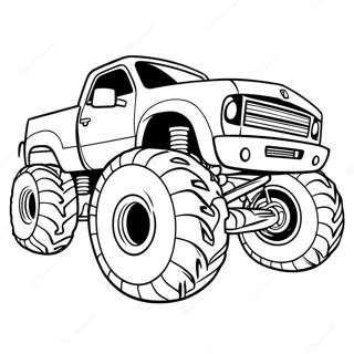 Page A Colorier De Course De Monster Truck 14300-11836