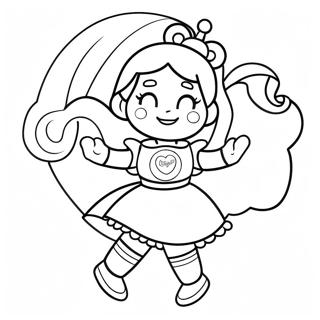 Page A Colorier De Rainbow Brite Etincelant 14310-11841