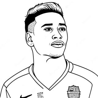 Page A Colorier Neymar 1441-1150