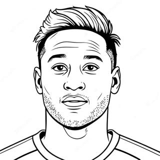 Page A Colorier Neymar 1441-1151