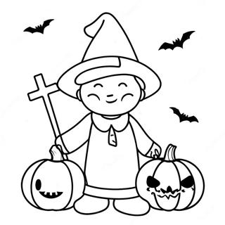 Page A Colorier Halloween Chretien 14469-11967