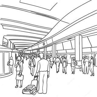 Page A Colorier Terminal Aeroport Occupe 14490-11987