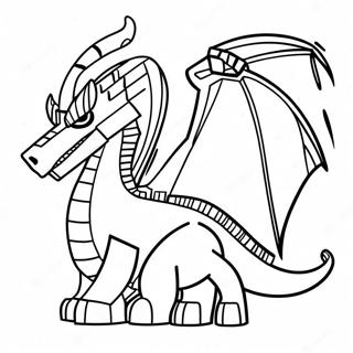 Page A Colorier Dragon De Lend Minecraft 14509-12000