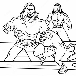 Page A Colorier Des Superstars De La Wwe En Action 14550-12033