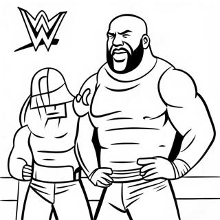 Page A Colorier Des Superstars De La Wwe En Action 14550-12034