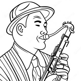 Jazz Pages À Colorier