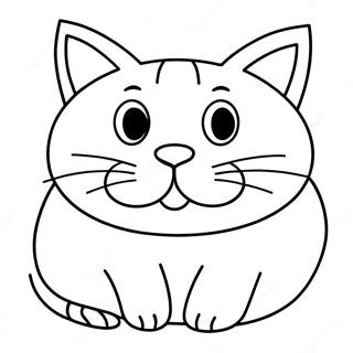 Page A Colorier De Chat Gras 14609-12078