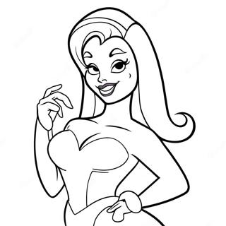 Page A Colorier De Jessica Rabbit 14619-12086