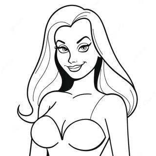 Page A Colorier De Jessica Rabbit 14619-12088