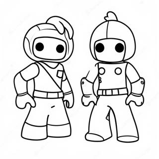 Page A Colorier De Personnages Roblox Mignons 14660-12121