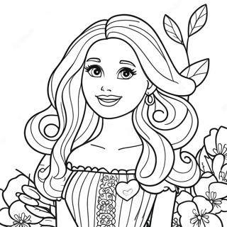 Page A Colorier Barbie Chelsea 14699-12152