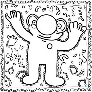 Page A Colorier Keith Haring 14749-12192