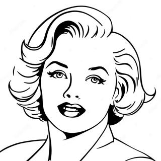 Marilyn Monroe Pages À Colorier