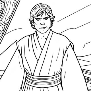 Luke Skywalker Pages À Colorier