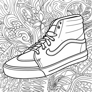 Page A Colorier Chaussures Vans 15029-12430